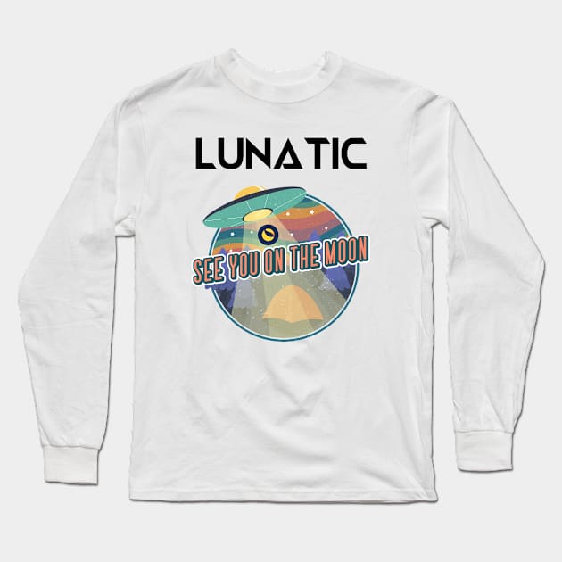 Luna Crypto. Terra (Luna) Cryptocurrency Long Sleeve T-Shirt by KultureinDeezign